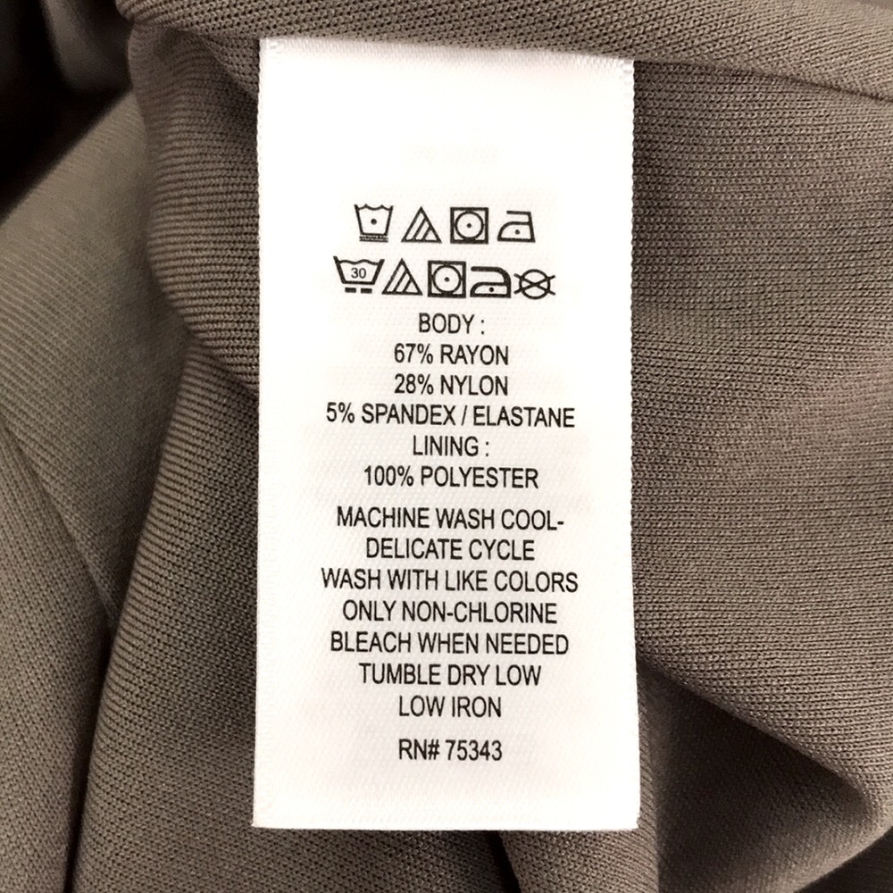NWT Sigrid Olsen Women’s Gray Sleeveless Shift Dress Size Medium - Picture 7 of 8
